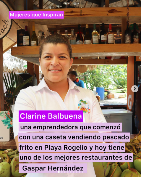 De vender pescado frito en playa a EMPRESARIA